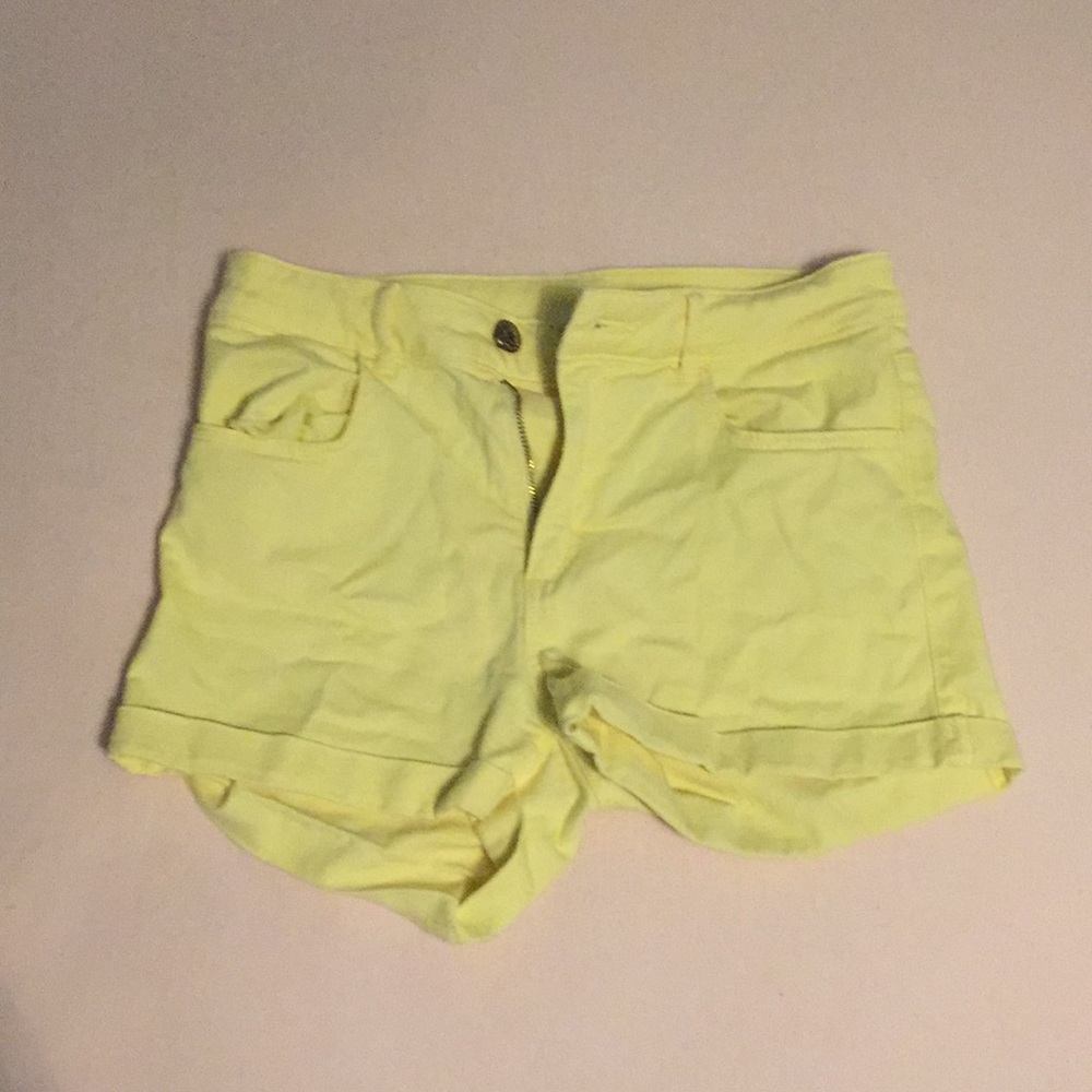 Yellow Shorts